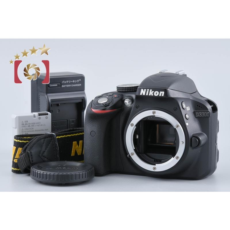 【中古】Nikon ニコン D3300 ブラック デジタル一眼レフカメラ ニコン（Nikon） 【中古】Nikon D3300 ブラック デジタル一眼レフ