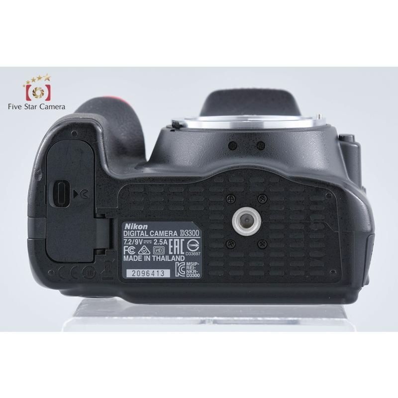 【中古】Nikon ニコン D3300 ブラック デジタル一眼レフカメラ ニコン（Nikon） 【中古】Nikon D3300 ブラック デジタル一眼レフ