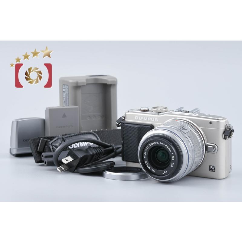 オリンパス（OLYMPUS） 【中古】OLYMPUS PEN Lite E-PL6 シルバー + M 