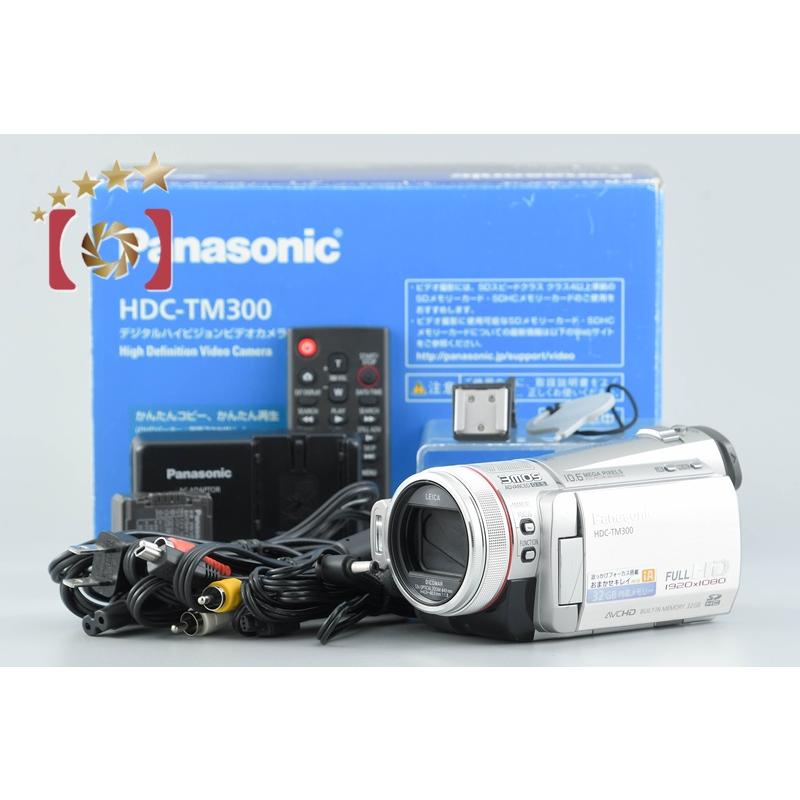 【中古】Panasonic パナソニック HDC-TM300 シルバー デジタルハイビジョンビデオカメラ 元箱付き | Panasonic