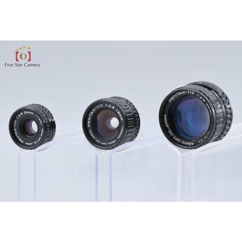 ペンタックス 【中古】PENTAX 110 18mm f/2.8 + 24mm 50mm : 中古