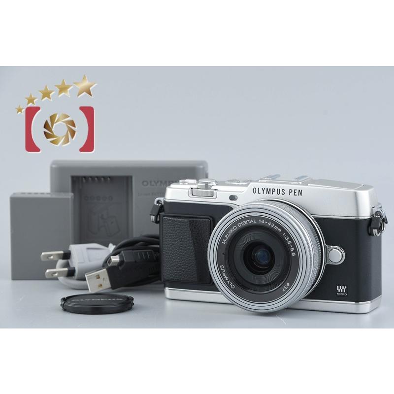 オリンパス（OLYMPUS） 【中古】OLYMPUS PEN E-P5 シルバー 14-42mm 