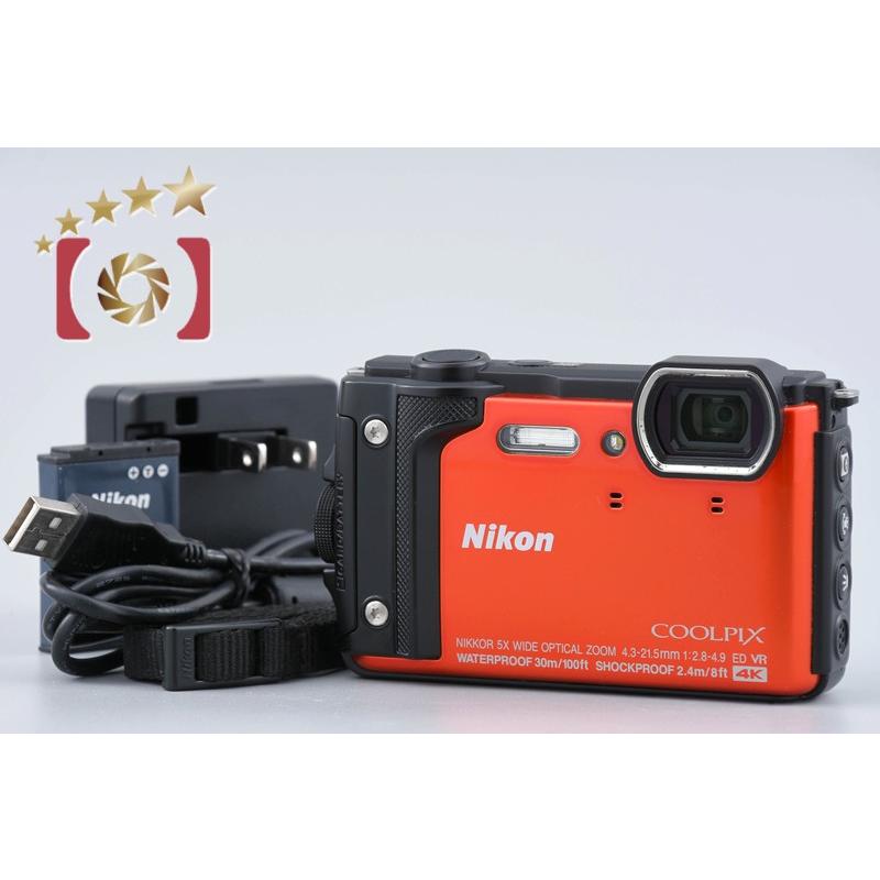 Nikon ニコン COOLPIX クールピクス W300 オレンジ 中古品 ニコン（Nikon） 【中古】Nikon COOLPIX W300 オレンジ コンパクト