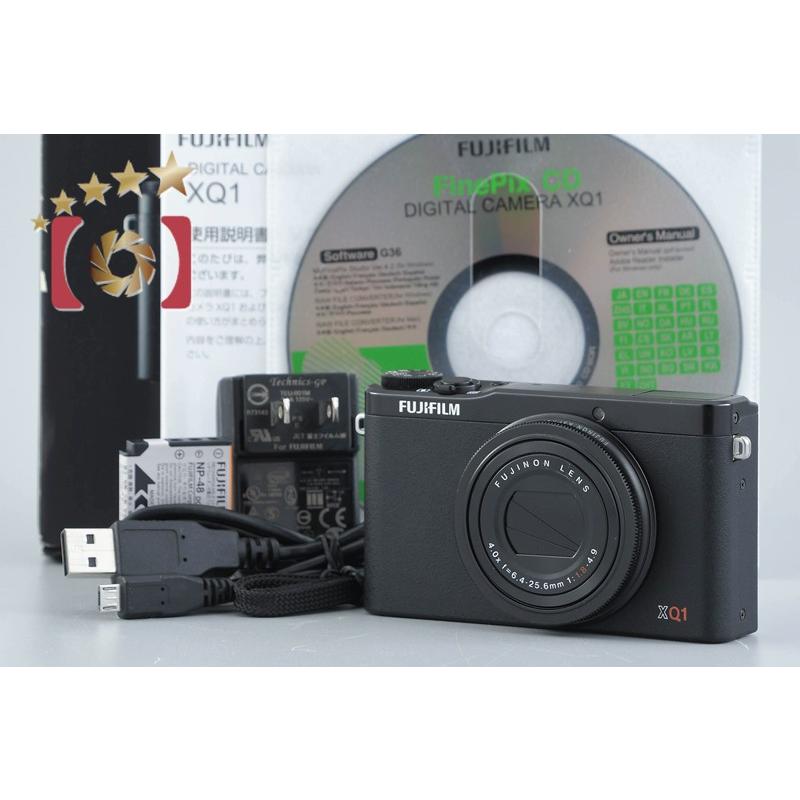 【中古完動品】フジフイルム XQ1 FUJIFILM ブラック five-star-camera_fujifilm-xq1-