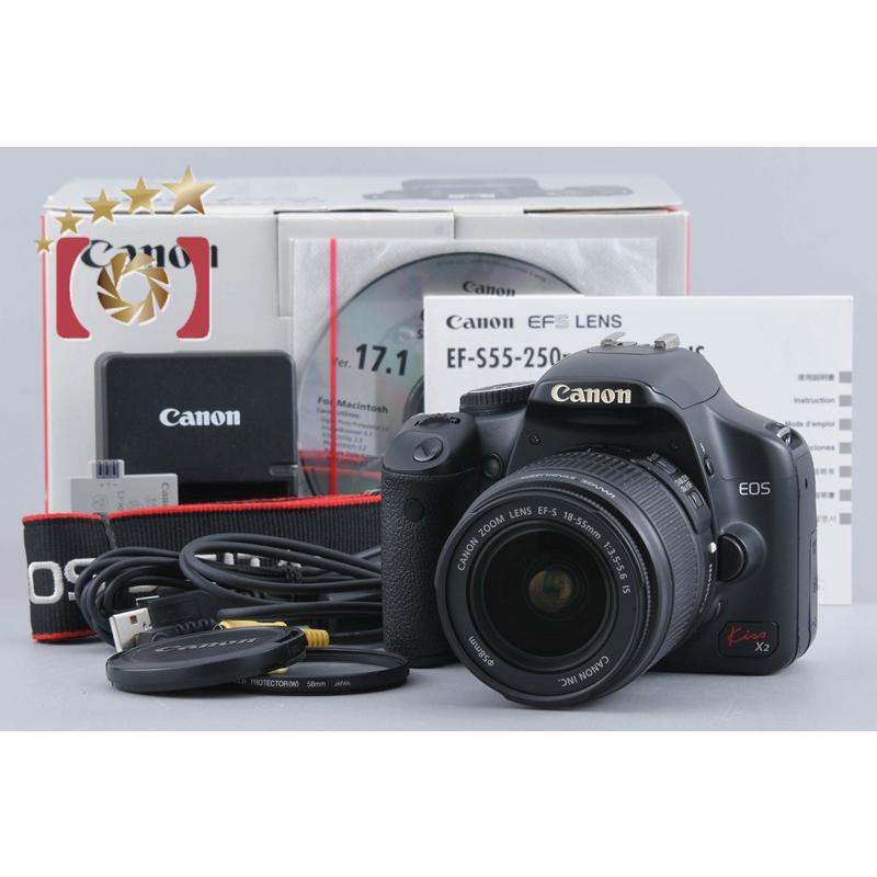 キヤノン（Canon） 【中古】Canon EOS Kiss X2 レンズキット 元箱付き
