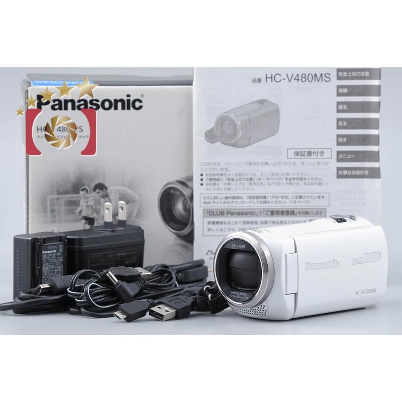 【中古】Panasonic パナソニック HC-V480MS ホワイト デジタルハイビジョンビデオカメラ Panasonic（パナソニック） 【中古】Panasonic HC-V480MS ホワイト