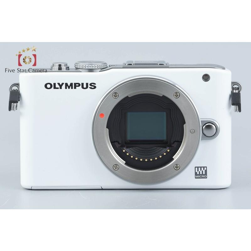 【中古】OLYMPUS オリンパス PEN Lite E-PL3 ダブルズームレンズキット ホワイト OLYMPUS PEN オリンパス ミラーレス Lite E-PL3 レンズキット ホワイト