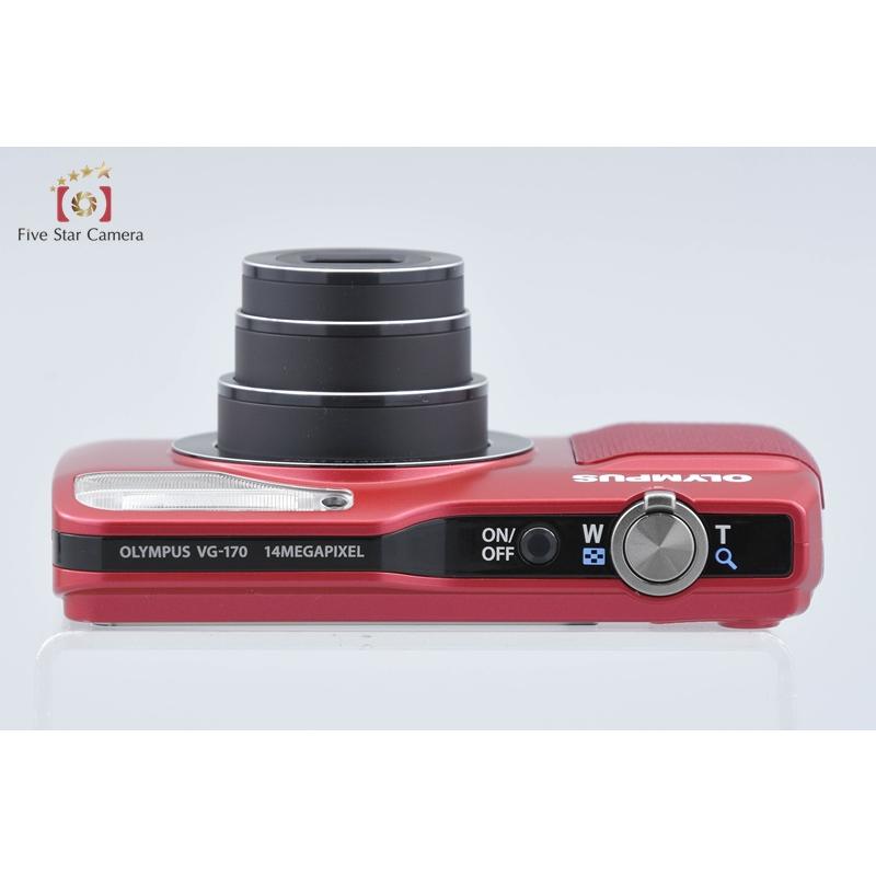 オリンパス（OLYMPUS） 【中古】OLYMPUS VG-170 レッド コンパクト