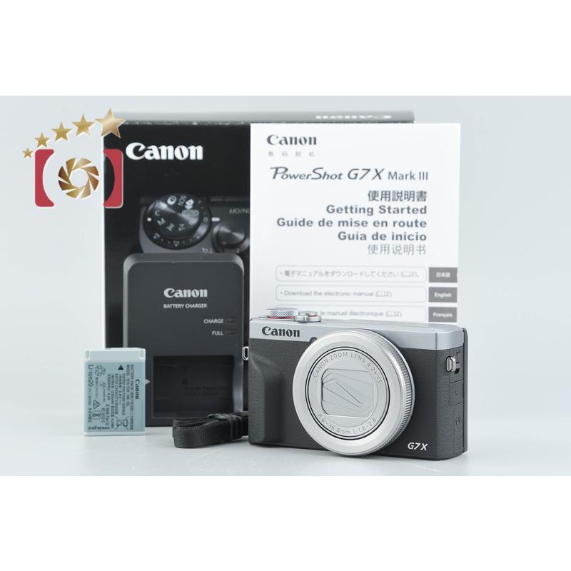 キヤノン（Canon） 【中古】Canon PowerShot G7 X Mark III シルバー