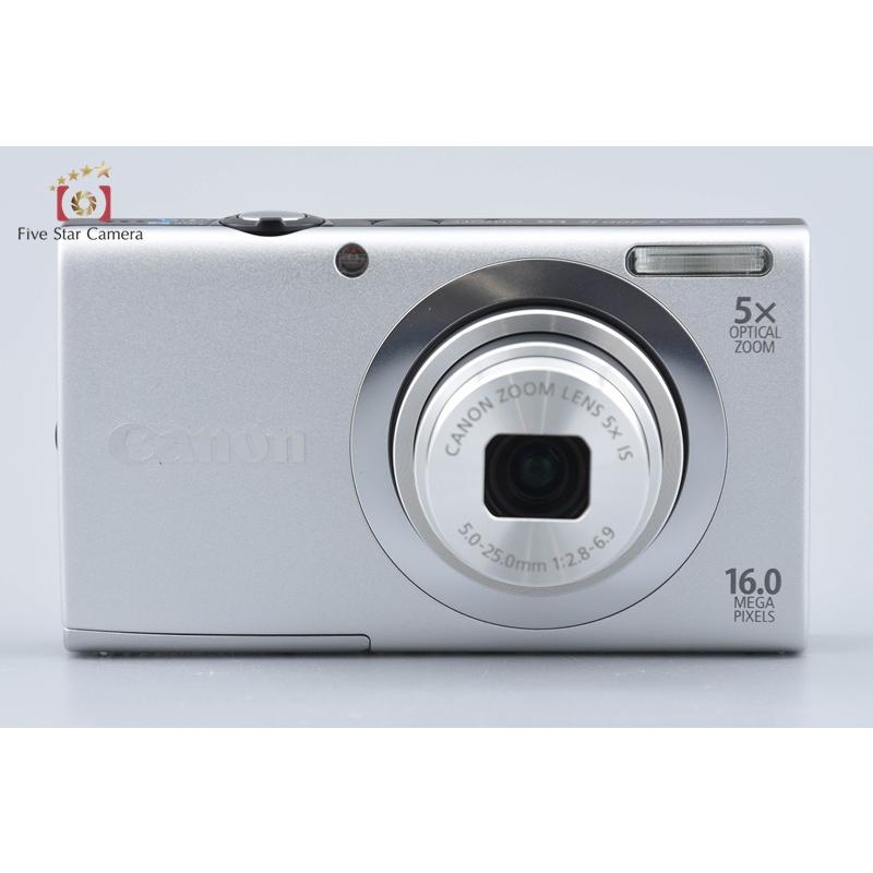 【美品】 キヤノン　Canon PowerShot A2400 IS シルバー キヤノン（Canon） 【中古】Canon PowerShot A2400 IS シルバー