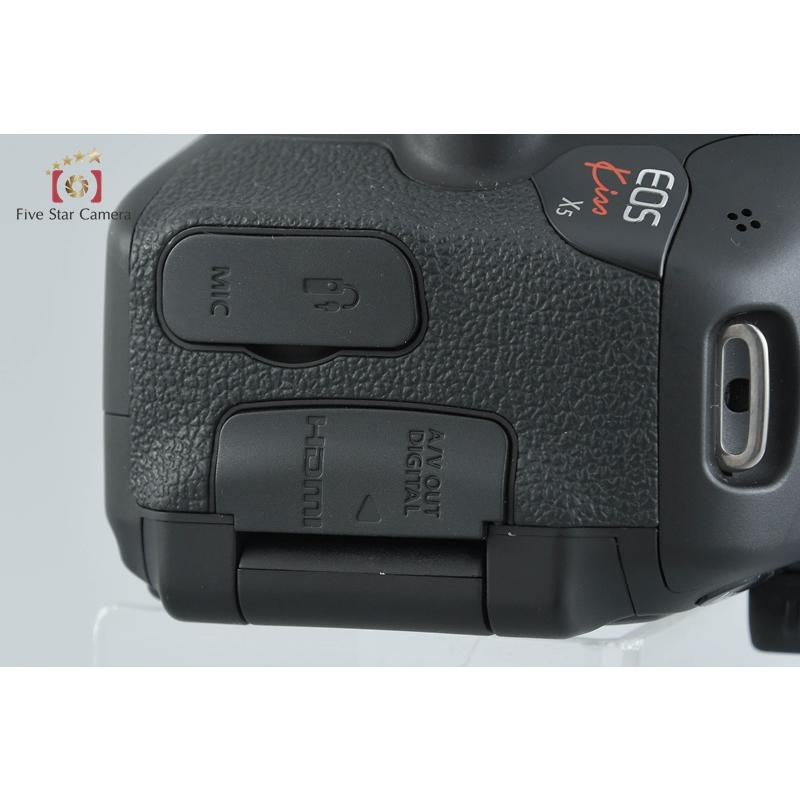 【中古】Canon キヤノン EOS Kiss X5 デジタル一眼レフカメラ シャッター回数僅少 キヤノン（Canon） 【中古】Canon EOS Kiss X5 デジタル一眼レフカメラ