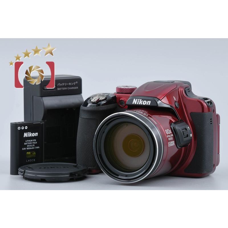 Nikon COOLPIX P600 レッド 中古品 ニコン（Nikon） 【中古】Nikon COOLPIX P600 レッド コンパクト