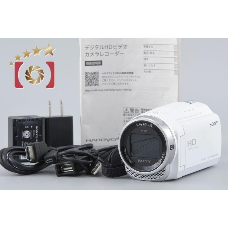 【中古】SONY HDR-CX680 ホワイト 本体 バッテリー2個付き SONY（ソニー） 【中古】SONY ハンディカム HDR-CX680 ホワイト