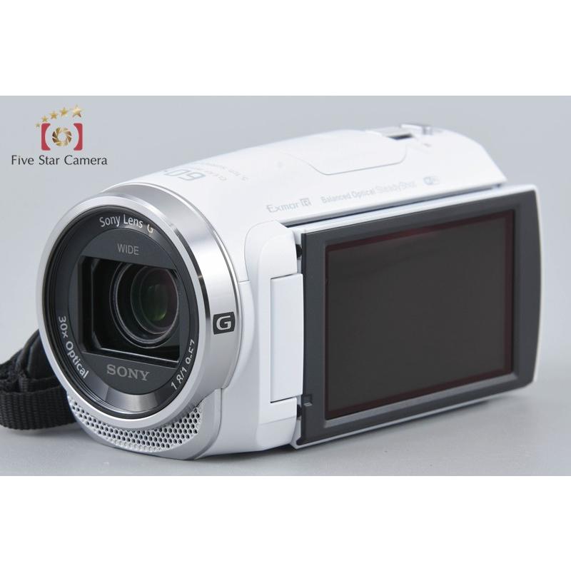 【未使用品】SONY HDR-CX680 ハンディカム ホワイト SONY（ソニー） SONY HDR-CX680 W デジタルビデオカメラ Handycam