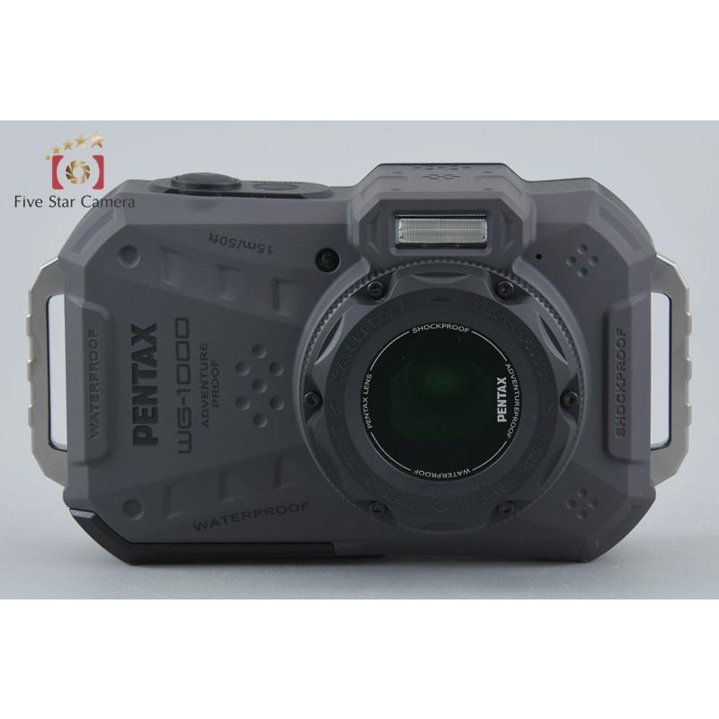 リコー（RICOH） 【中古】RICOH PENTAX ペンタックス WG-1000 グレー