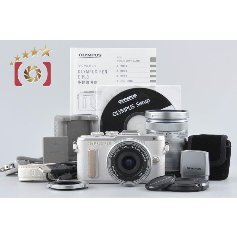 OLYMPUS E−PL8 E-PL8 EZ WHITE オリンパス（OLYMPUS） 【中古