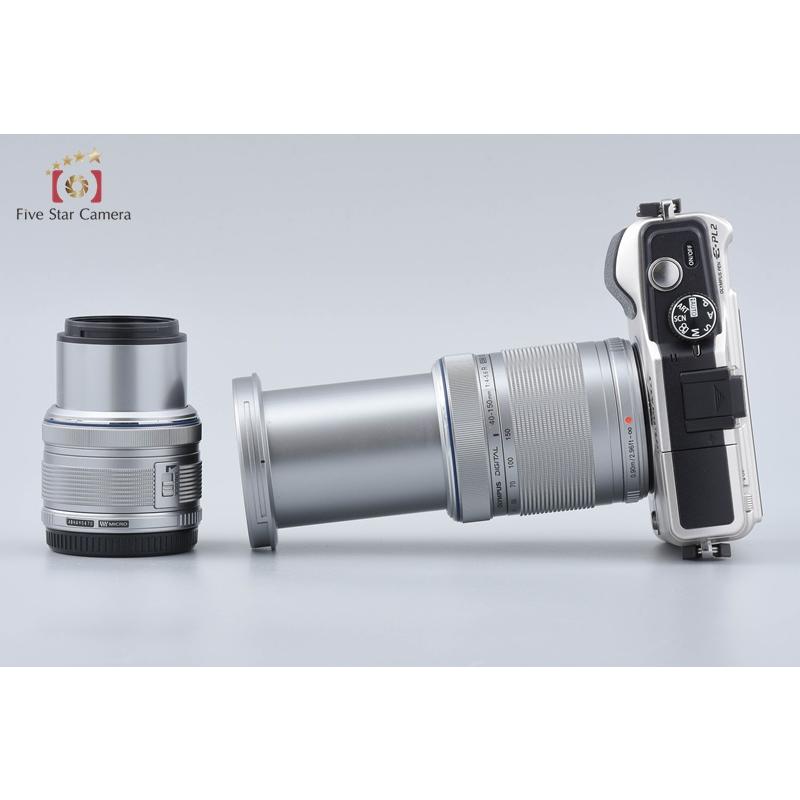 付属品多数 OLYMPUS PEN E-PL2 ダブルズームキット シルバー 【公式通販】