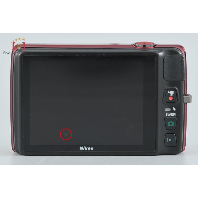 【中古】Nikon ニコン COOLPIX S4300 グロッシーレッド コンパクトデジタルカメラ