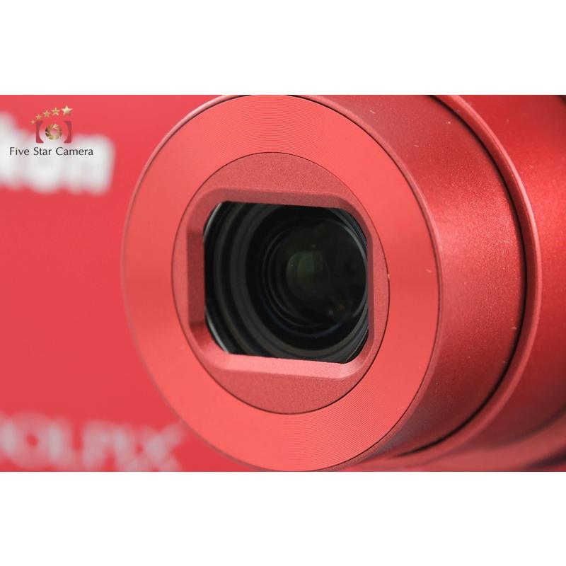 【中古】Nikon ニコン COOLPIX S4300 グロッシーレッド コンパクトデジタルカメラ