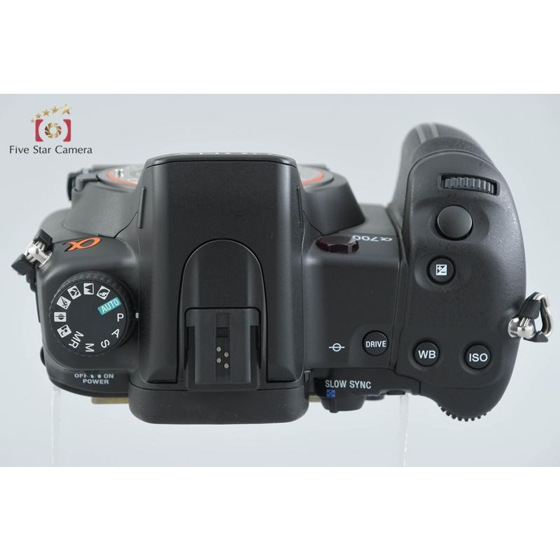 Sony α700 デジタル一眼レフカメラ 本体　バッテリー2個付き SONY（ソニー） 【中古】SONY α700 DSLR-A700 デジタル一眼レフカメラ