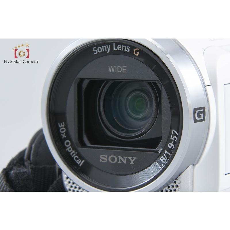 【中古】SONY HDR-CX680 ホワイト 本体 バッテリー2個付き SONY HDR-CX680 White Handycam Video Camera 64GB Optical Zoom 30x