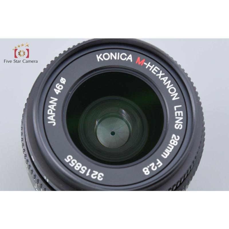 【中古】Konica コニカ M-HEXANON 28mm f/2.8 ライカMマウント 中古】Konica コニカ M-HEXANON 28mm f/2.8 ライカMマウント : 中古