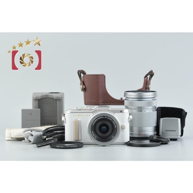 【中古】OLYMPUS オリンパス PEN E-PL8 EZ ダブルズームキット ホワイト シャッター回数僅少 オリンパス（OLYMPUS） 【中古】OLYMPUS PEN E-PL8 EZ ダブルズーム