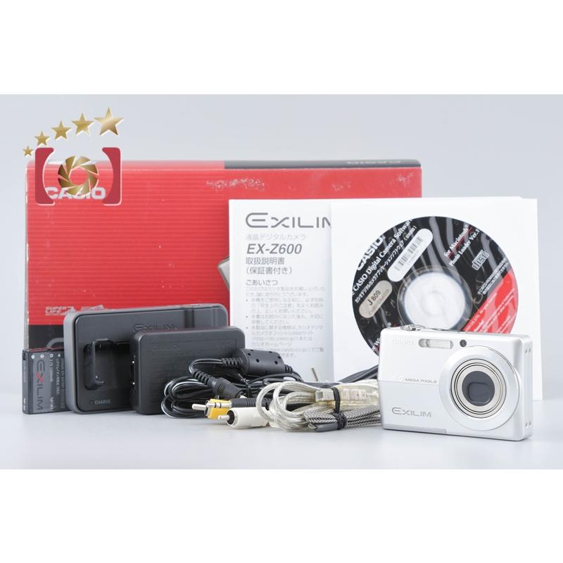 【中古】EX-Z600 シルバー CASIO EXILIM デジタルカメラ CASIO（カシオ） 【中古】CASIO EXILIM ZOOM EX-Z600 シルバー