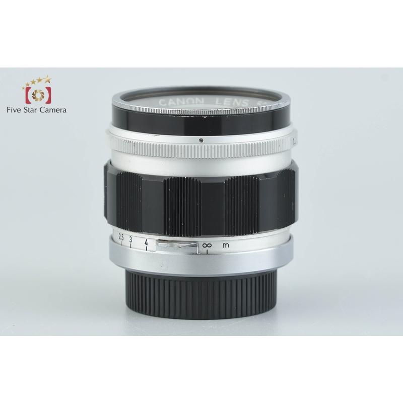 CANON LENS 50mm 1:1.4 ライカ L39 標準 動作確認 美品 キヤノン（Canon） 【中古】Canon 50mm f/1.4 L39 ライカスクリュー