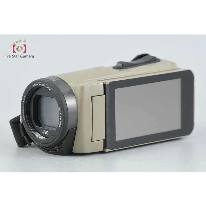 中古】JVC ケンウッド Everio R GZ-RX670 サンドベージュ ビデオカメラ 