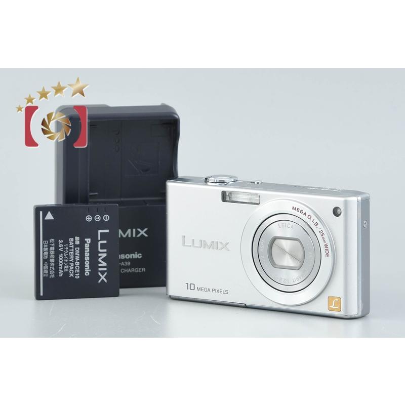 ＜中古完動品＞Panasonic DMC-FX37 シルバー AS-IS] Panasonic Lumix DMC-FX37 Silver 10.1MP Digital Camera
