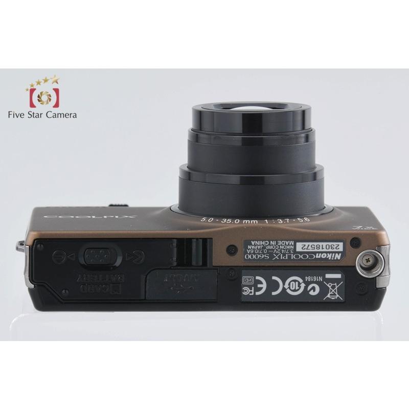 【中古】「非常に良い」Nikon デジタルカメラ COOLPIX (クールピクス) S6000 ソフトブラウン S6000BR Nikon デジタルカメラ COOLPIX S6000