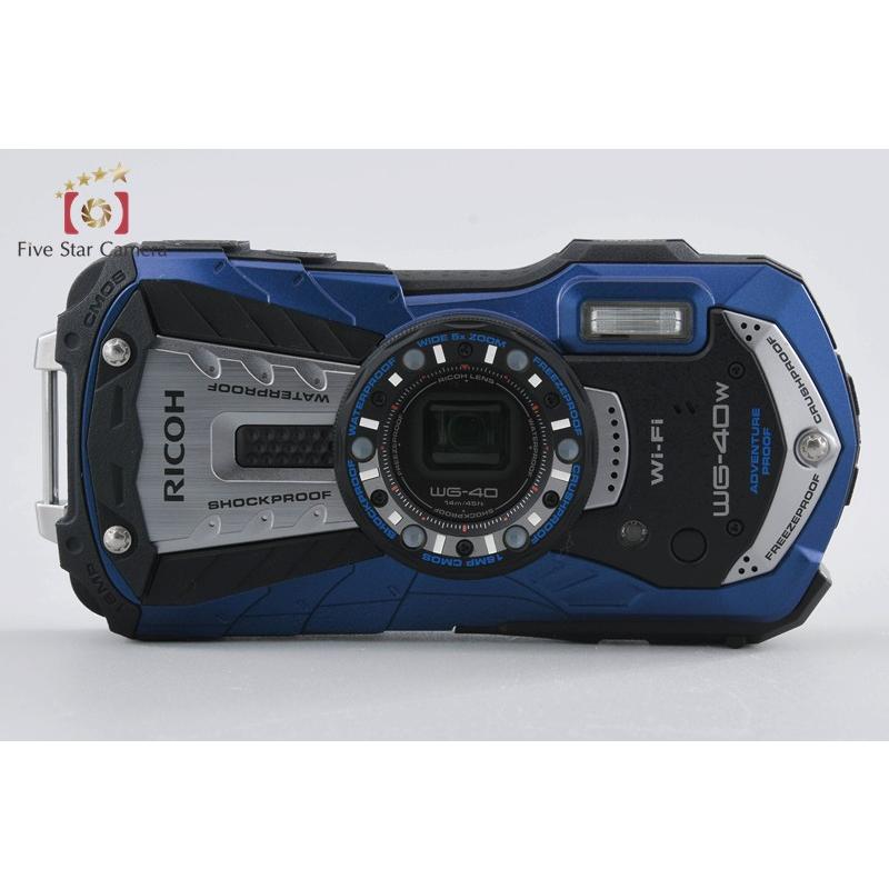 【中古品】RICOH WG-40w コンパクトデジタルカメラ　青　ブルー リコー（RICOH） 【中古】RICOH WG-40W ブルー コンパクトデジタル