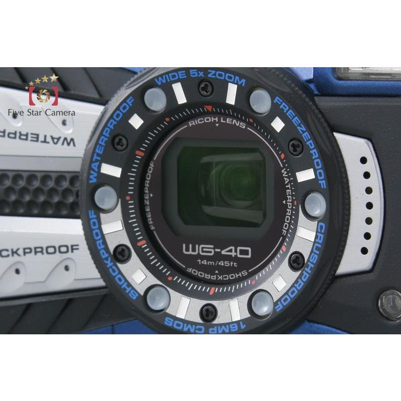 リコー（RICOH） 【中古】RICOH WG-40W ブルー コンパクトデジタル