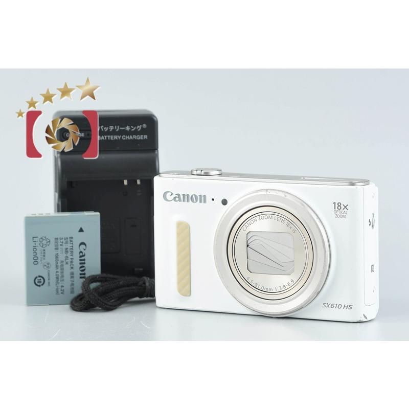 Canon PowerShot SX610HS ホワイト デジタルカメラ 【公式通販】