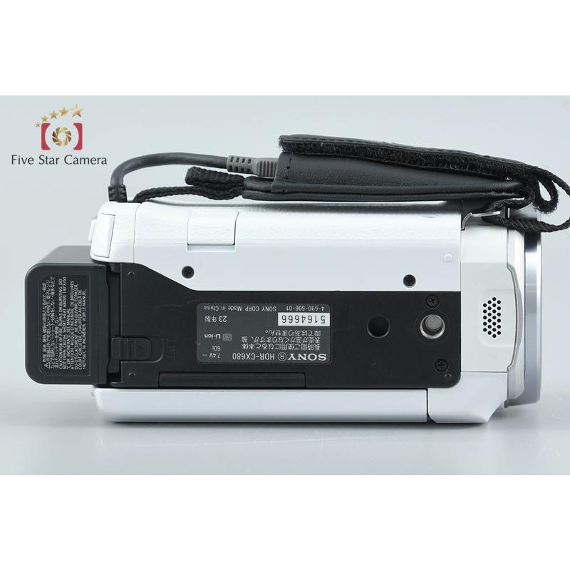 【中古】SONY ソニー ハンディカム HDR-CX680 ホワイト デジタルビデオカメラ SONY（ソニー） 【中古】SONY ハンディカム HDR-CX680 ホワイト