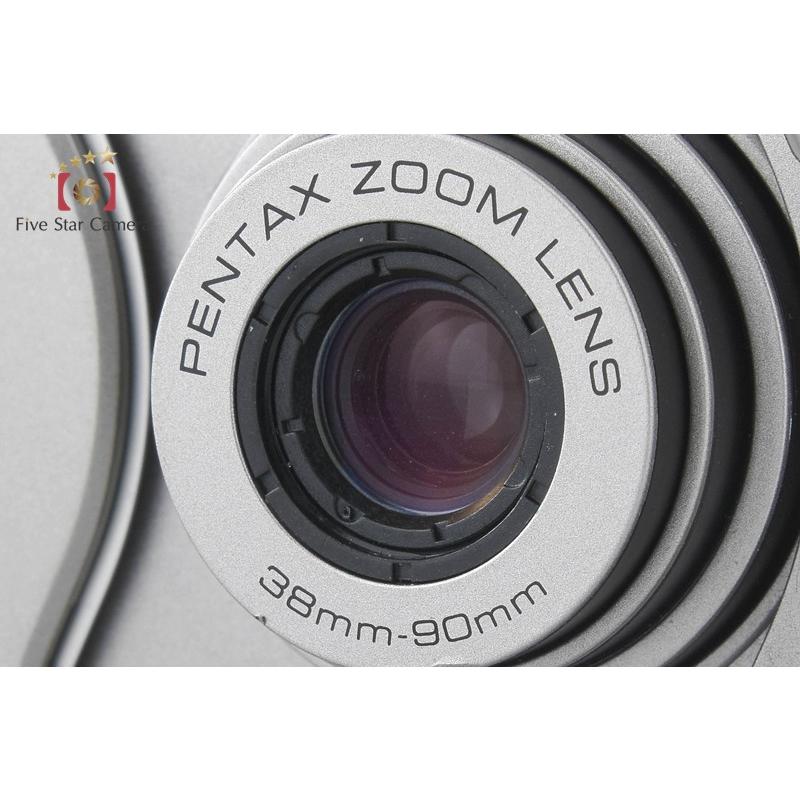 【動作確認済み】PENTAX コンパクトフィルムカメラ ESPIO 90MC ペンタックス 【中古】PENTAX ESPIO 90MC シルバー コンパクトフィルム