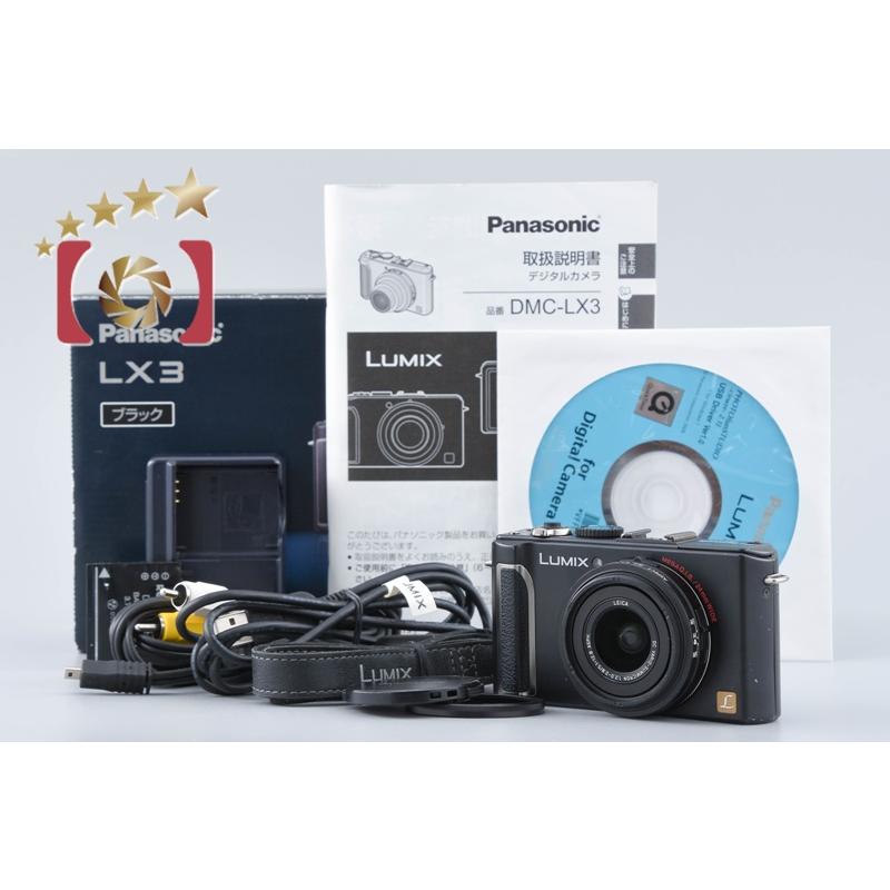 【中古】Panasonic パナソニック LUMIX DMC-LX3 ブラック コンパクトデジタルカメラ Panasonic（パナソニック） 【中古】Panasonic LUMIX DMC-LX3 ブラック