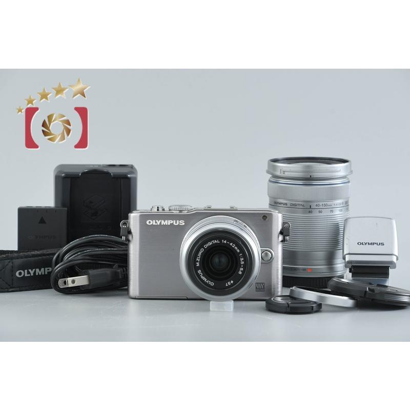オリンパス（OLYMPUS） 【中古】OLYMPUS PEN Lite E-PL3 ダブルズーム 