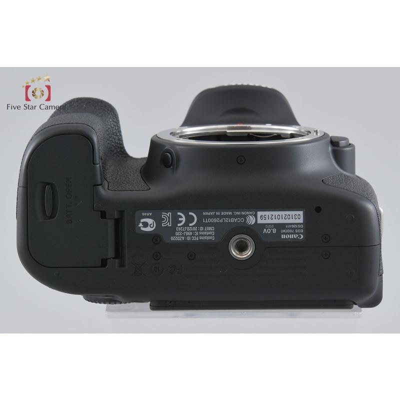 ⭐️新古品⭐️シャッター数1043回 Canon EOS 70D キャノン EOS 70D 