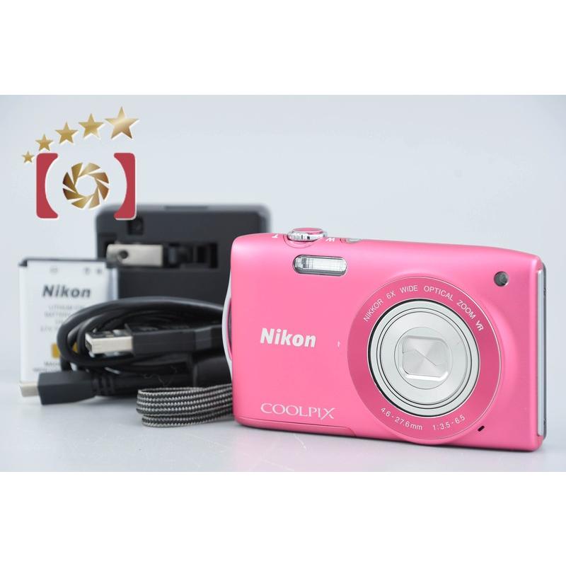 ニコン（Nikon） 【中古】Nikon COOLPIX S3300 ストロベリーピンク
