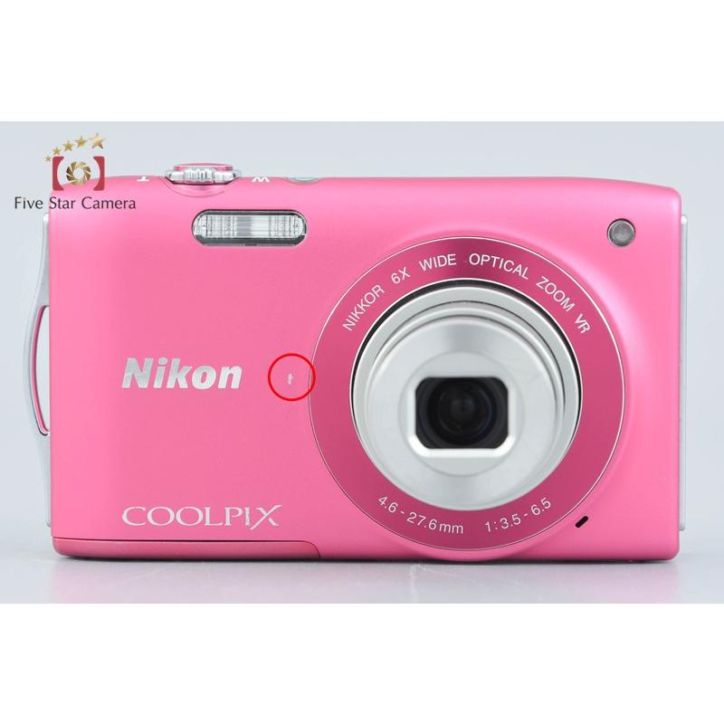 【中古】Nikon ニコン COOLPIX S3300 ストロベリーピンク コンパクトデジタルカメラ ニコン（Nikon） 【中古】Nikon COOLPIX S3300 ストロベリーピンク