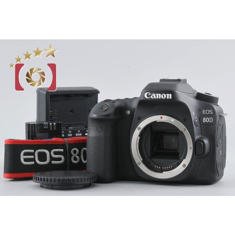 Canon キヤノン 【中古】EOS 80D EF-S デジタル一眼レフカメラ EOS キヤノン デジタル一眼レフカメラ CANON 80D トリプルレンズ 中古