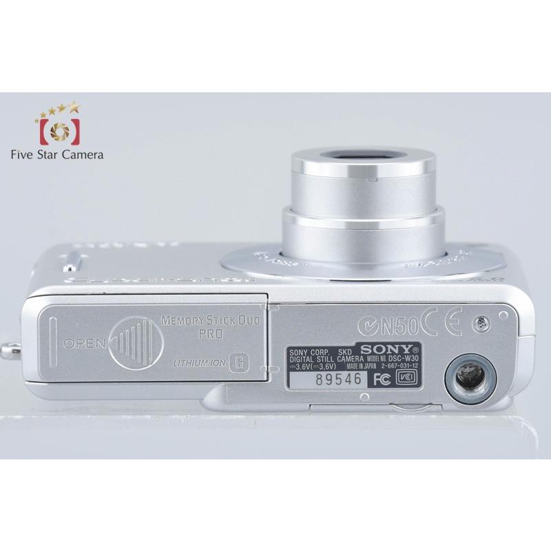 SONY（ソニー） 【中古】SONY Cyber-Shot DSC-W30 シルバー コンパクト