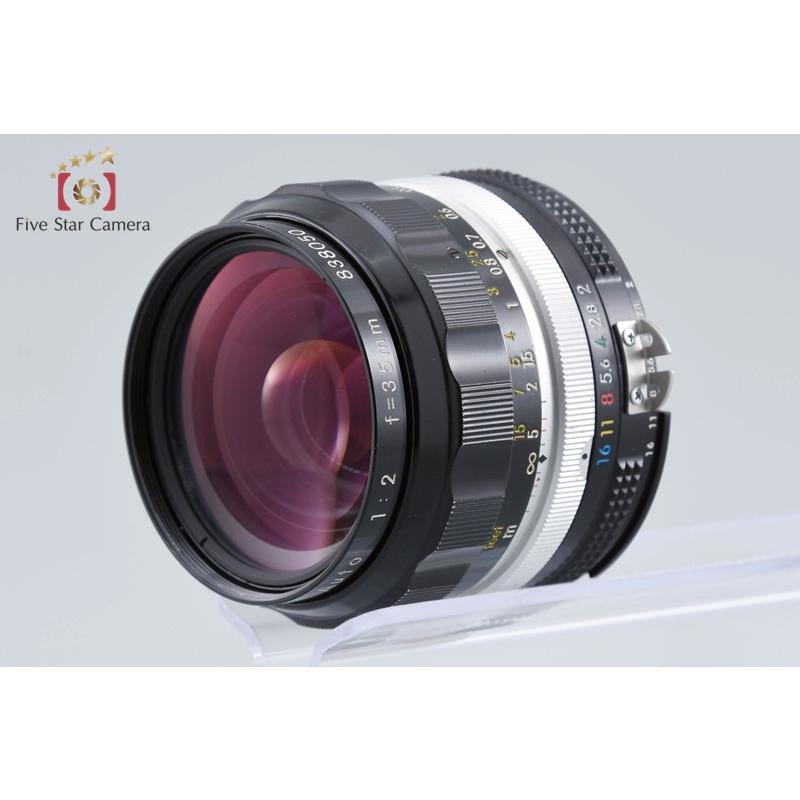 ニコン（Nikon） 【中古】Nikon NIKKOR-O.C Auto 35mm f/2 Ai改 : 中古