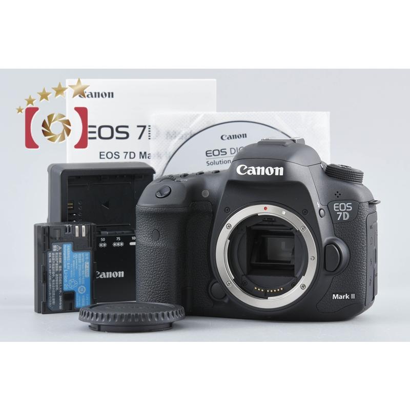 【中古】Canon キヤノン EOS 7D Mark II デジタル一眼レフカメラ シャッター回数僅少 元箱付き キヤノン（Canon） 【中古】Canon EOS 7D Mark II デジタル一眼レフ