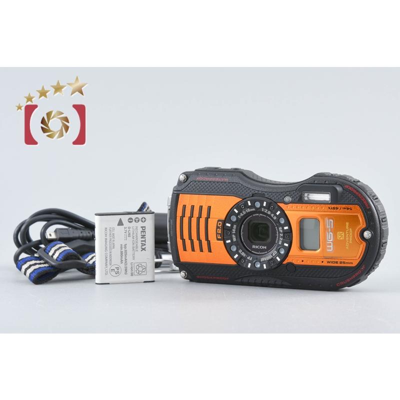PENTAX WG-5 防水デジタルカメラ ペンタックス 【中古】RICOH リコー PENTAX WG-5 GPS オレンジ 防水