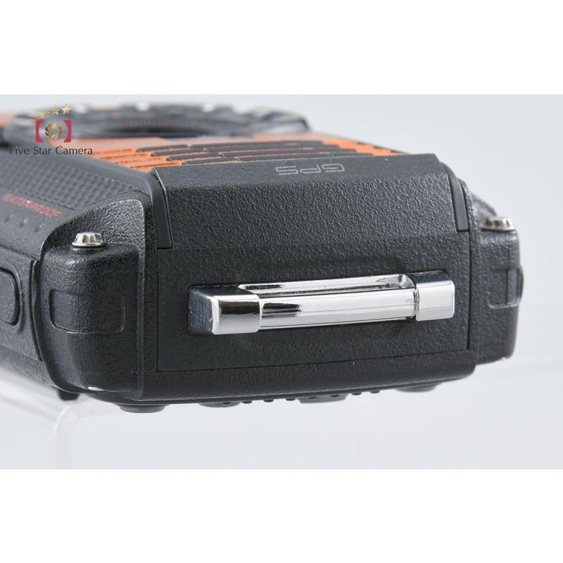 ペンタックス 【中古】RICOH リコー PENTAX WG-5 GPS オレンジ 防水