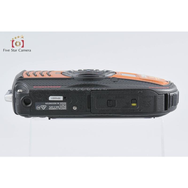 ペンタックス 【中古】RICOH リコー PENTAX WG-5 GPS オレンジ 防水