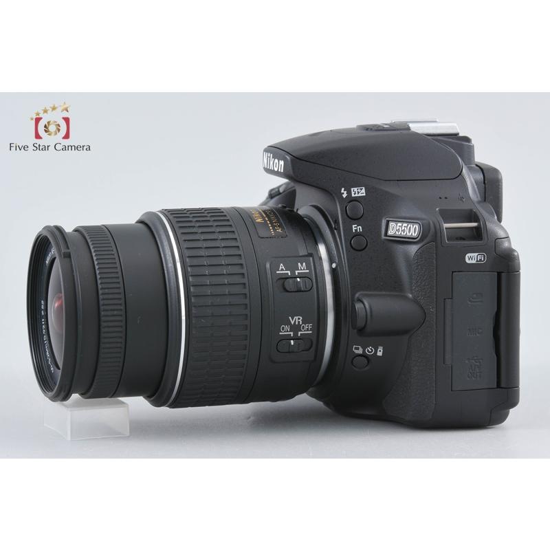 ニコン（Nikon） 【中古】Nikon D5500 ブラック 18-55mm VR II レンズ
